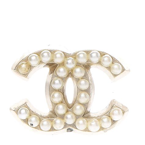 chanel brooch pearl 1994|Chanel pearl brooch price.